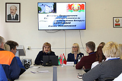 Председатель Госстандарта Елена Моргунова встретилась с коллективом Борисовского ЦСМС