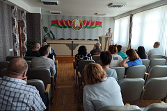 03 жніўня 2026 Барысаўскі філіял БелДІСС правёў рабочую сустрэчу са спецыялістамі ўнітарнага прадпрыемства "Барысаўскі камбінат хлебапрадуктаў" адкрытага акцыянернага таварыства "Мінскаблхлебапрадукт на тэму «Культура бяспекі і якасці харчовых прадуктаў».